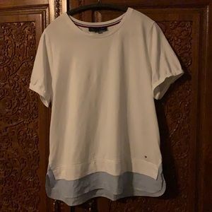 Women’s Tommy Hilfiger faux layered t-shirt size L